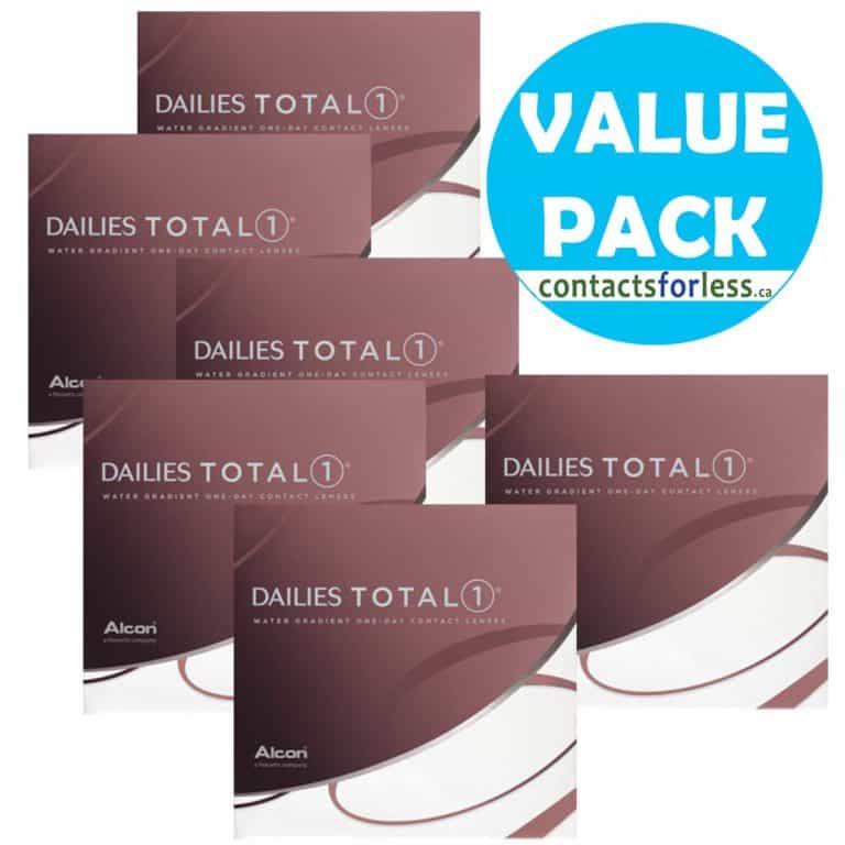 Dailies Total 1 Contacts at ContactsForLess.ca