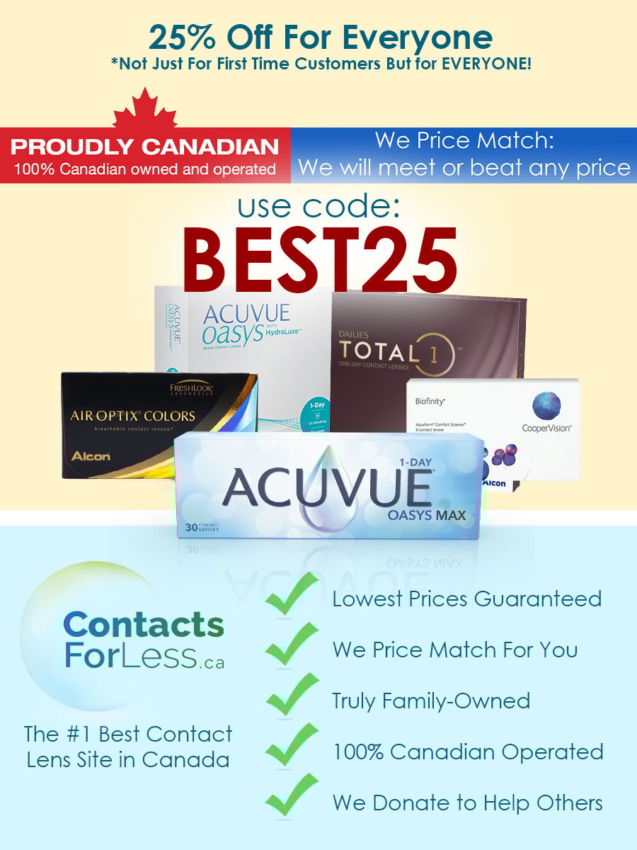 Best Contact Lens Website in Canada
