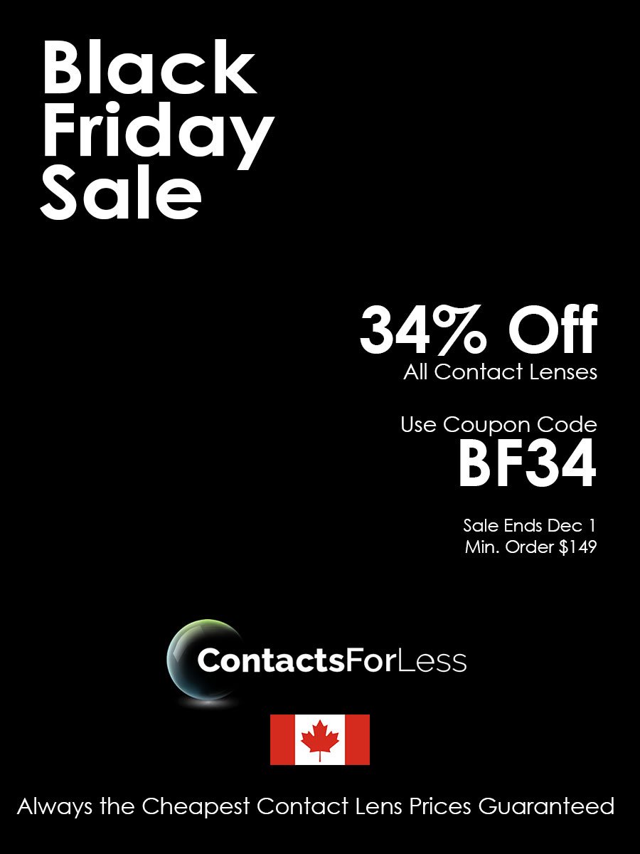 Black Friday Contact Lens Sale