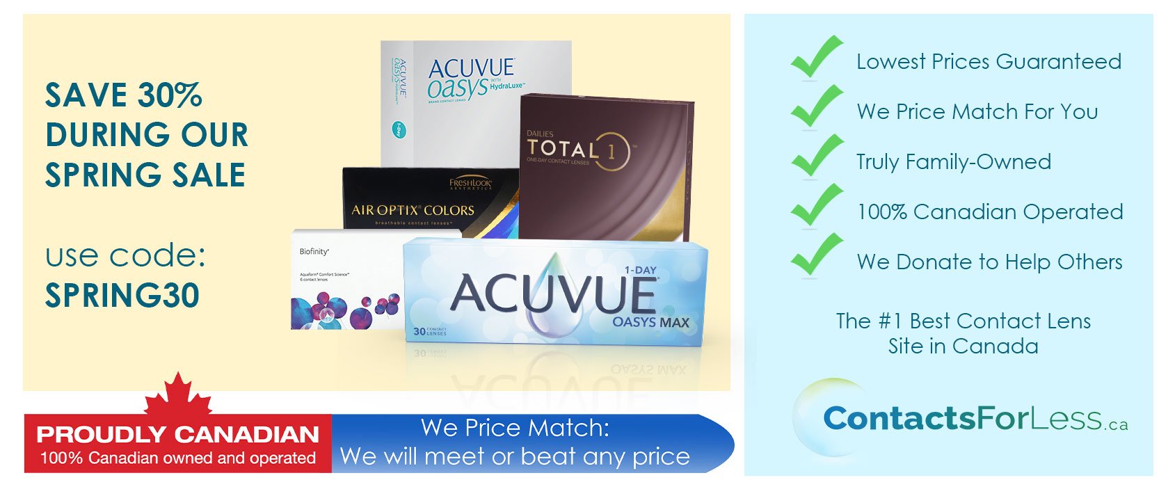 Spring Contact Lens Sale 2025