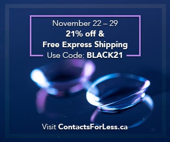 Black Friday Sale 2021 Contact Lens Sale Is On!