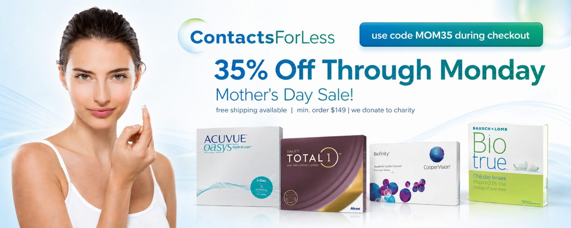 Main Image of contact lens sale