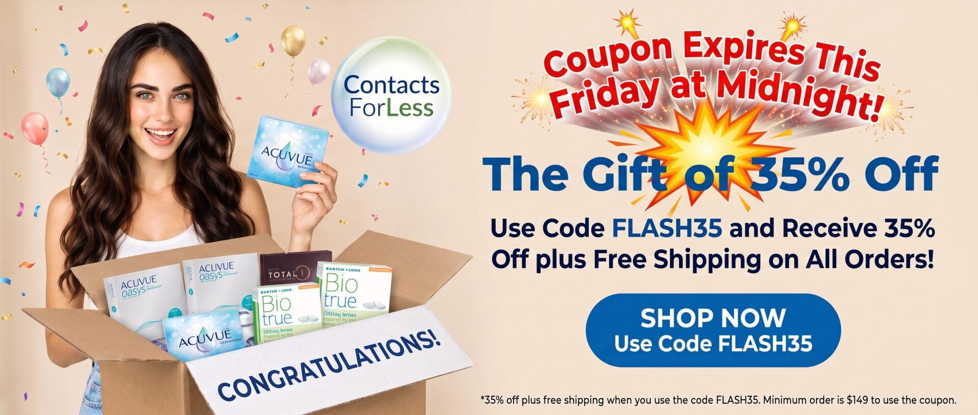 35% Off Flash Sale Announcement