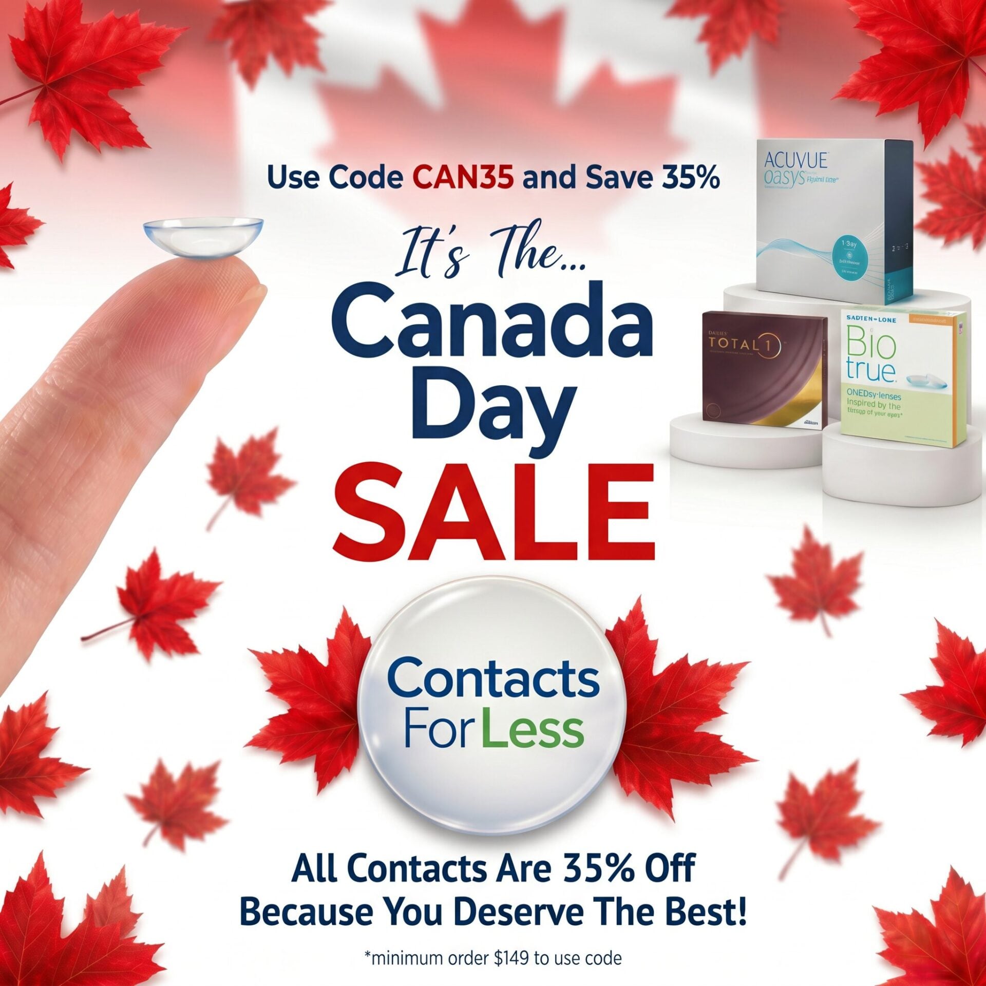 Canada Day Sale Banner Mobile
