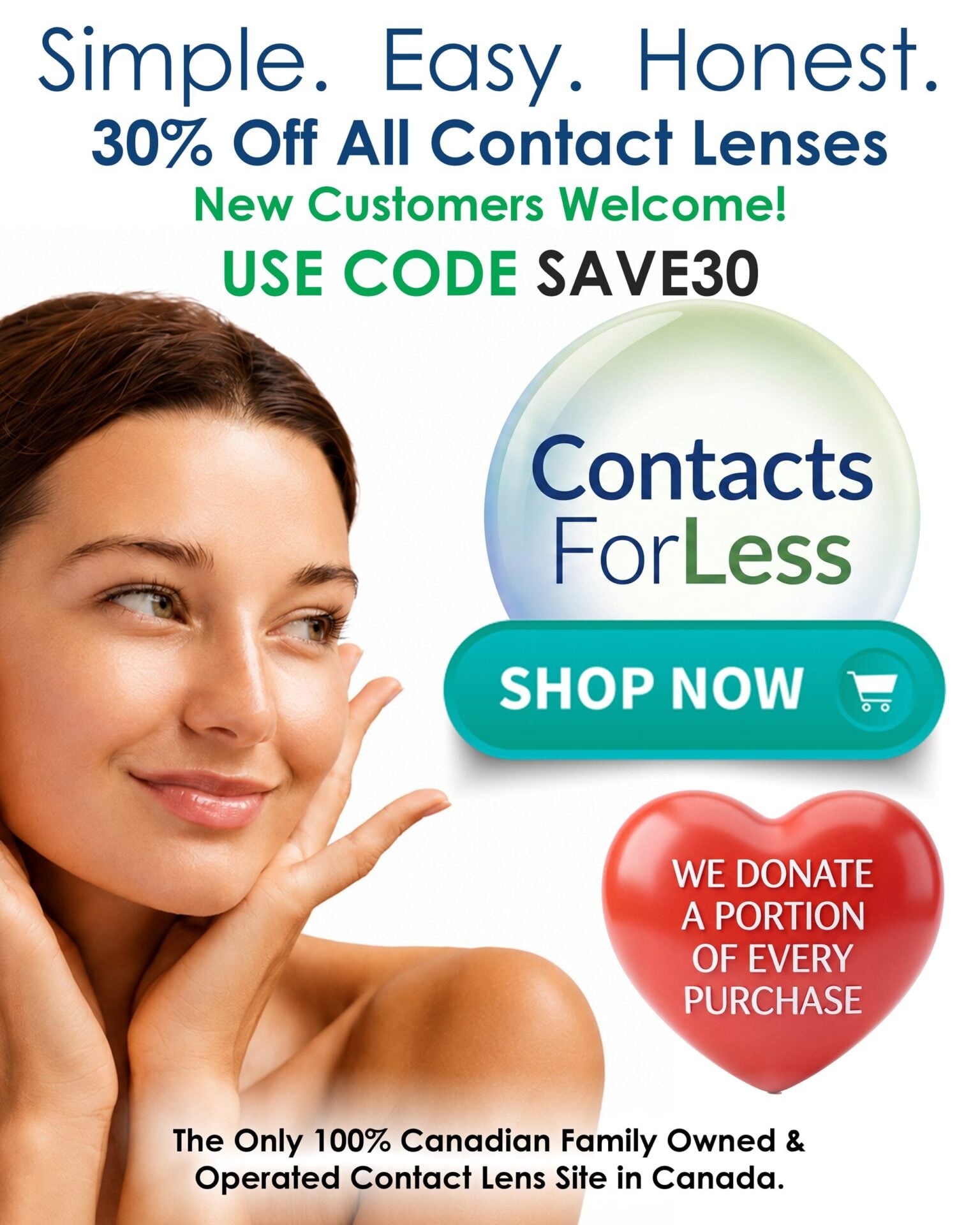 Header Contact Lens Site Message