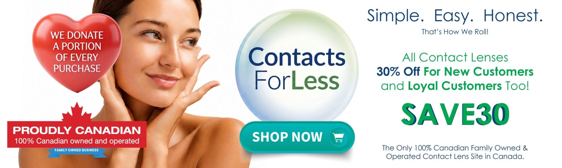 Header Contact Lens Site Message