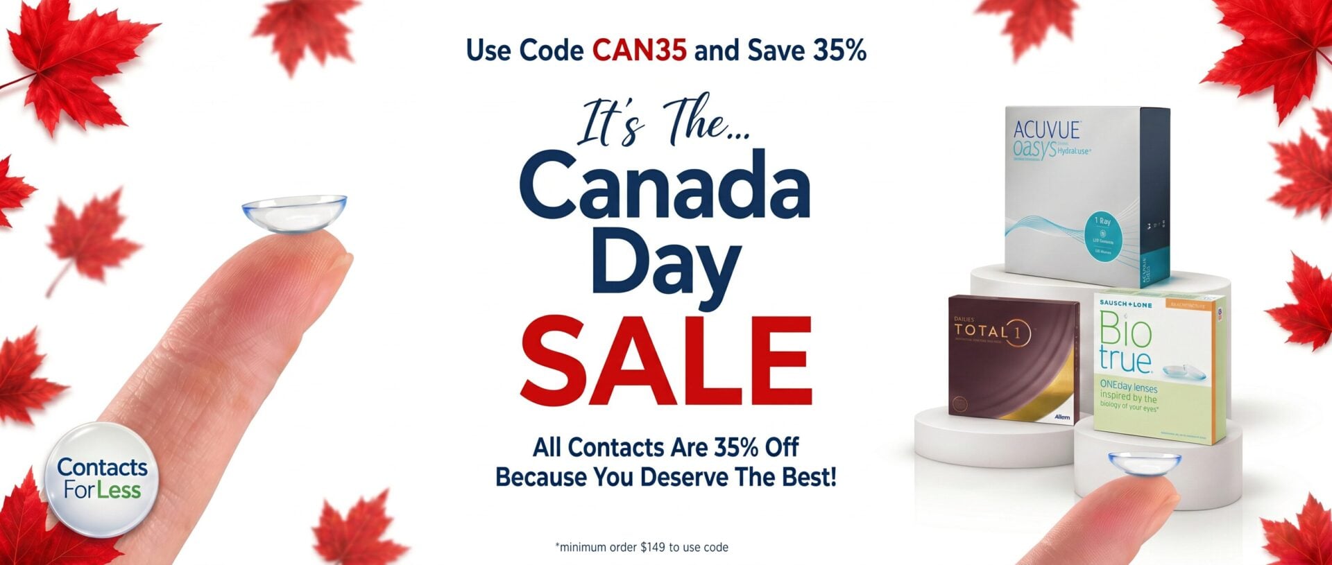 Canada Day Sale Banner